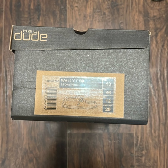 Hey dude- Wally Sox in Stone White - Picture 4 of 4